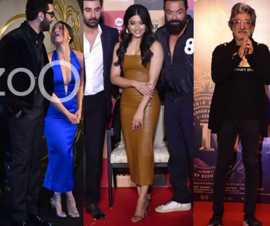 Animal movie success party: Ranvir kapur,Aliya batt, अनिल कपूर जैसे सितारों ने की सिनेमा के जश्न में शिरकत Animal movie success party in Mobai