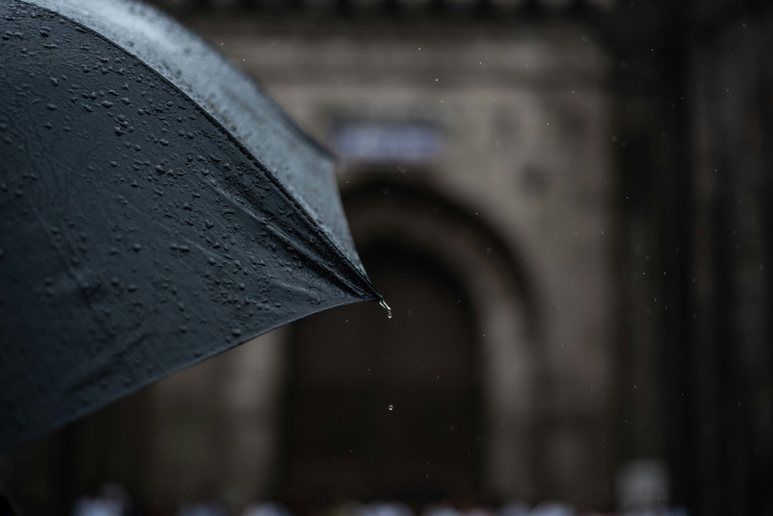 प्रतीकात्मक तस्वीर: मानसून की बारिश में छाता लिए राहगीर