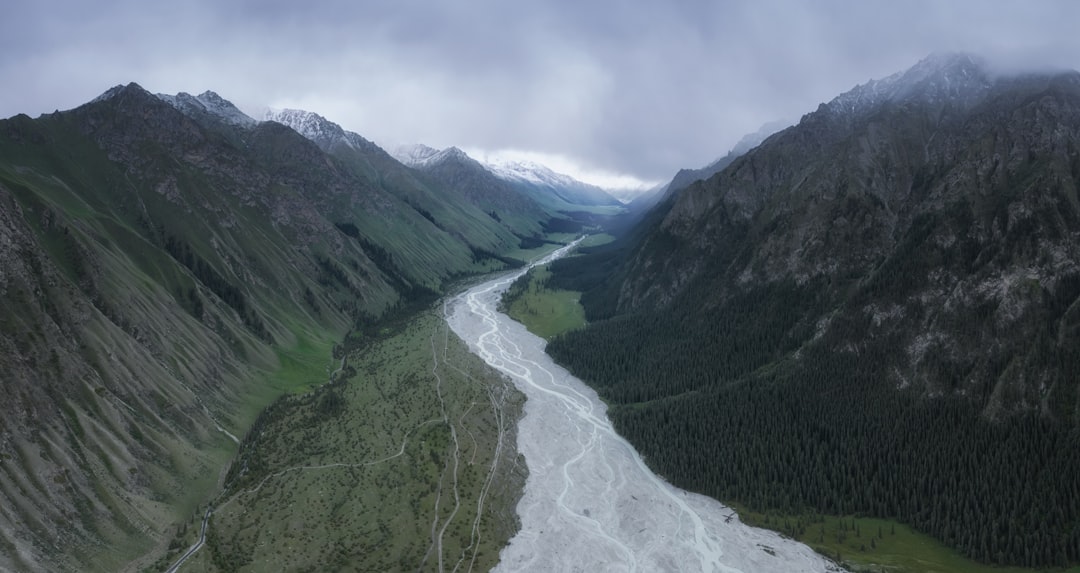 Himalaya glacier mountain river symbolic image