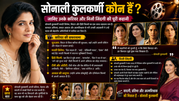 Sonali Kulkarni कौन हैं? जानिए उनके करियर और निजी जिंदगी की पूरी कहानी
