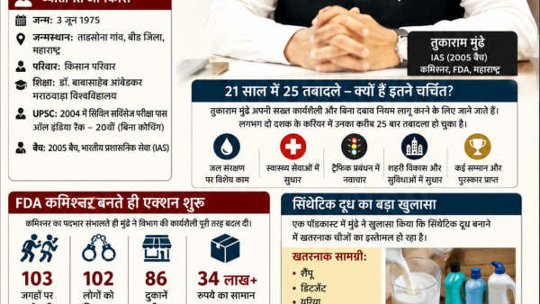 IAS Tukaram Mundhle Action ? महाराष्ट्र FDA कमिश्नर की पूरी कहानी और ताजा एक्शन