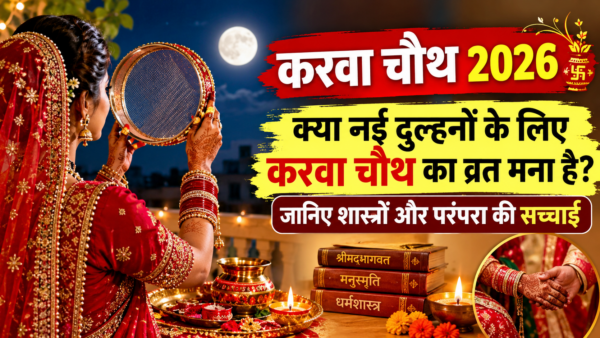 करवा चौथ 2026: क्या नई दुल्हनों के लिए करवा चौथ का व्रत मना है? जानिए शास्त्रों और परंपरा की सच्चाई